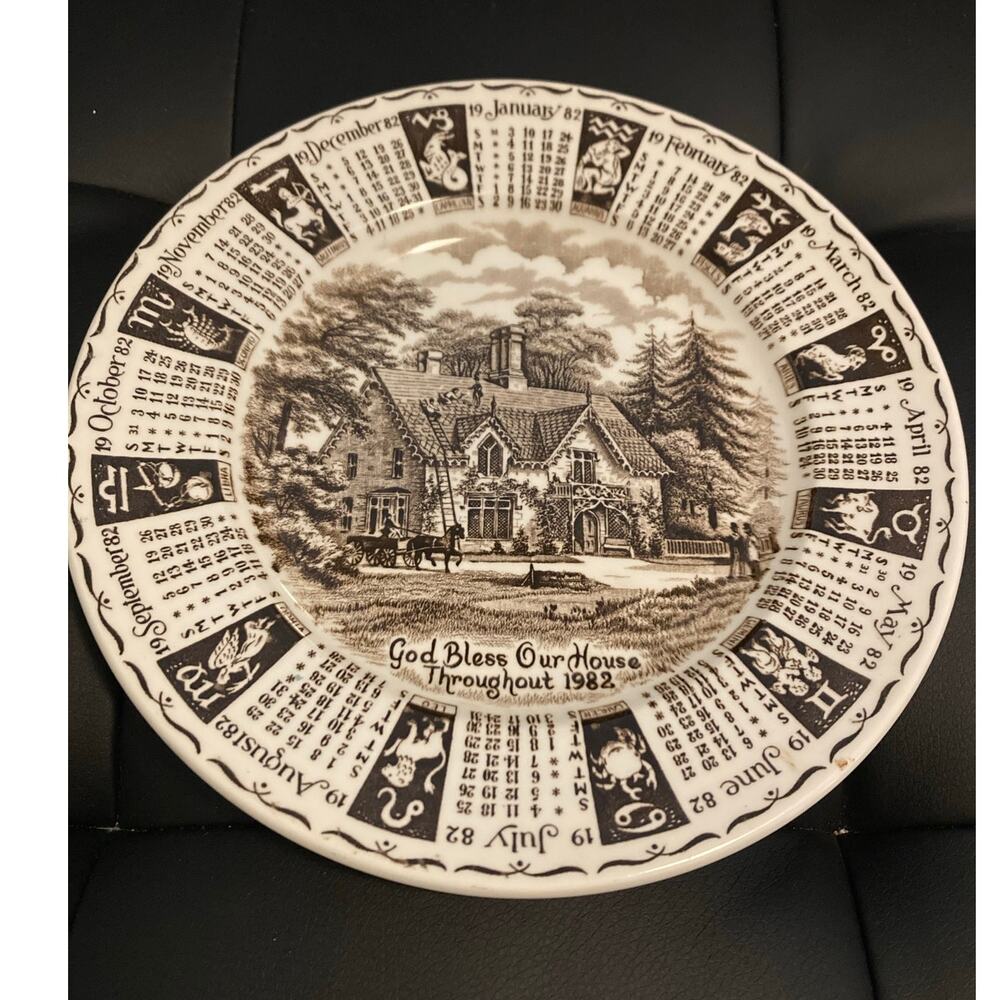 Alfred Meskin “ God Bless Our House” collector plate. 1982 Edition.